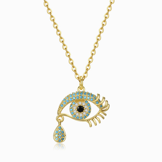 Eye of Horus Gold Chain Evil Eye Necklace